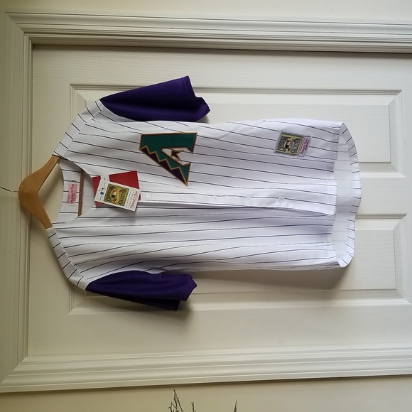 RANDY JOHNSON ARIZONA DIAMONDBACKS THROWBACK JERSEY - Picture 3 of 9